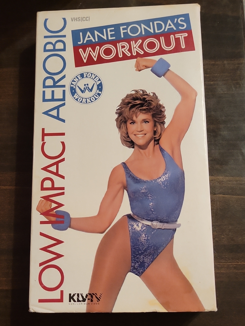 Jane Fondas Workout VHS-Blue Women’s Tank Leotard Cover